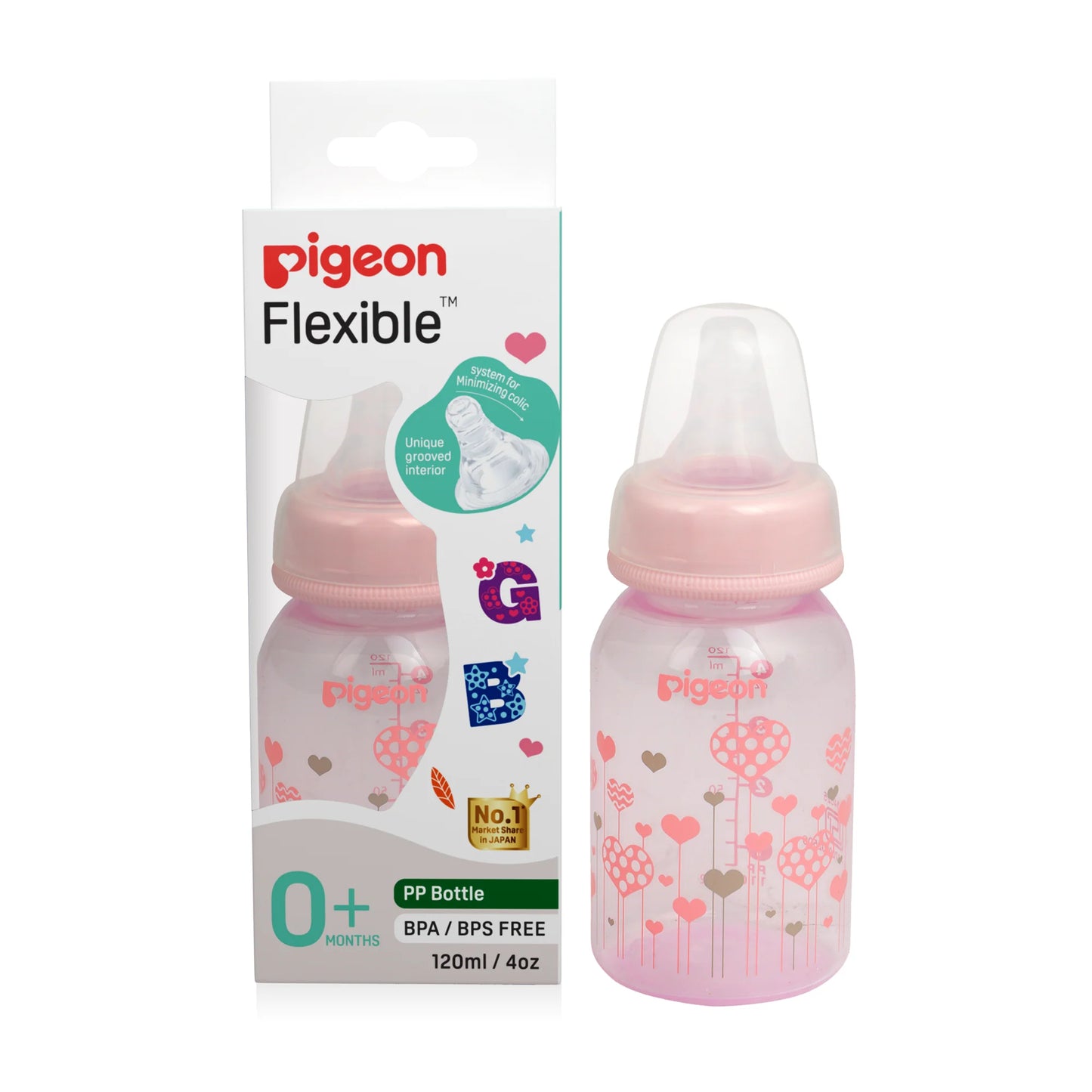 Pigeon Feeding Bottle 120ml (0m+)