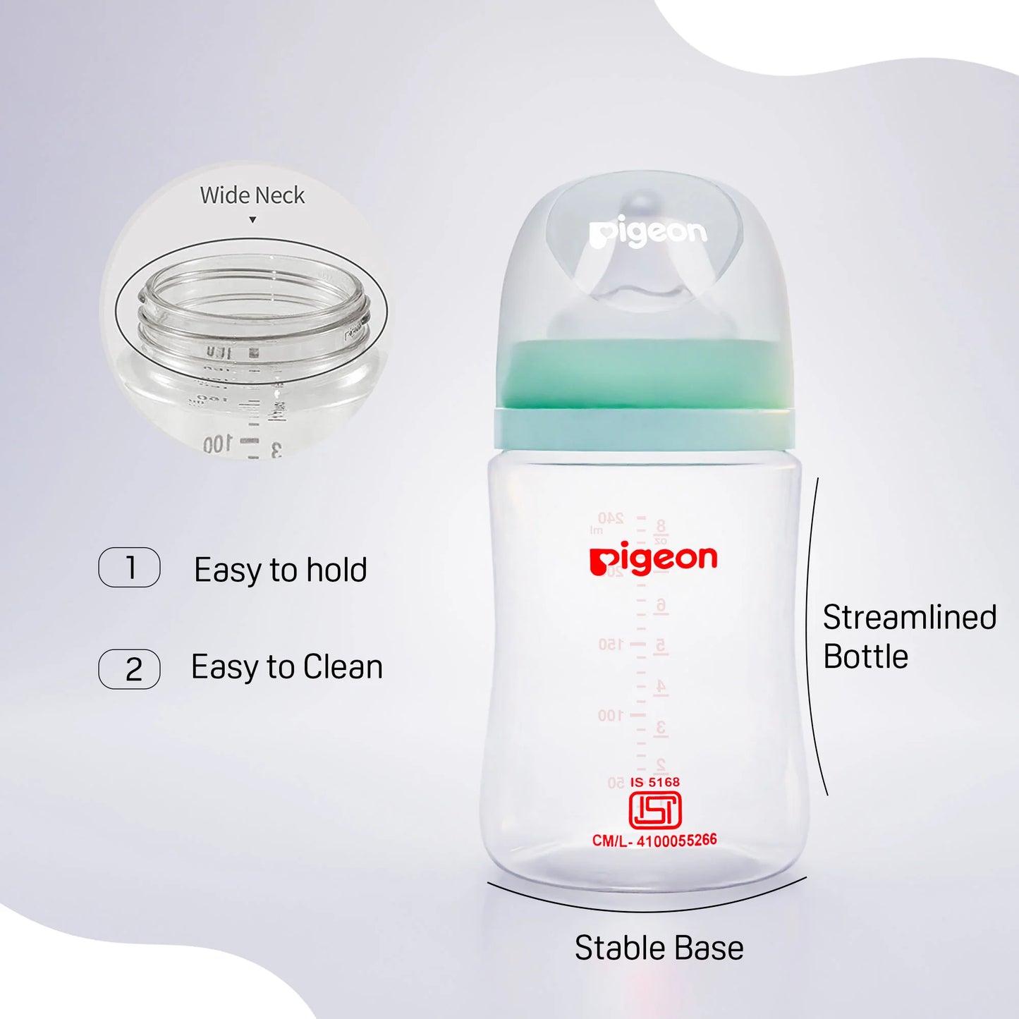 Pigeon Softlach Feeding Bottle 160ml (0m+)
