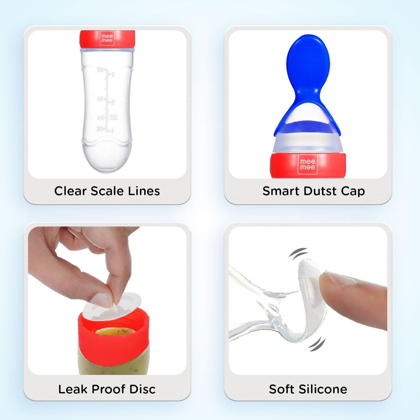 Mee Mee Squeezy Silicon Food Feeder 90ml