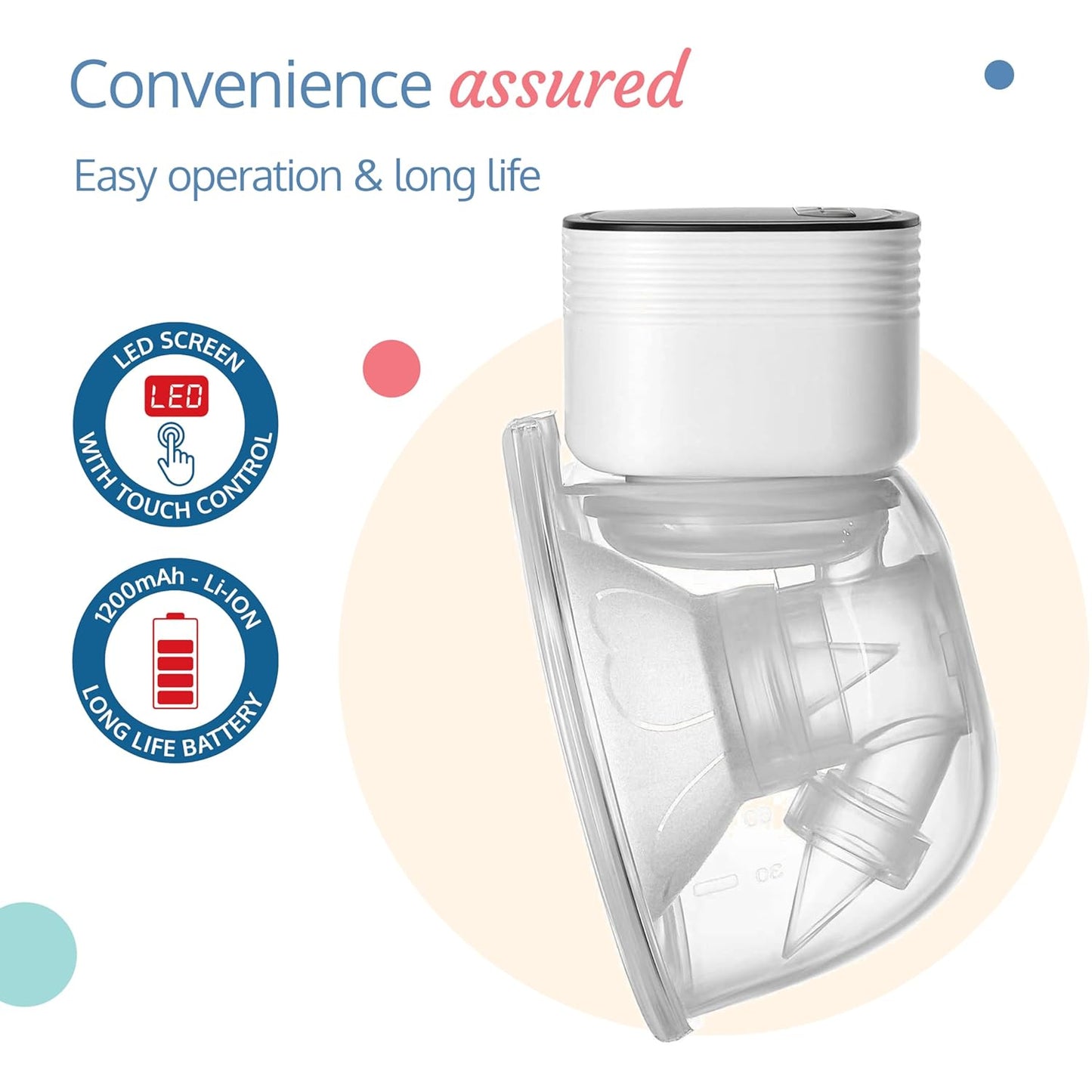 Luvlap Wearable Electric Breast Pump