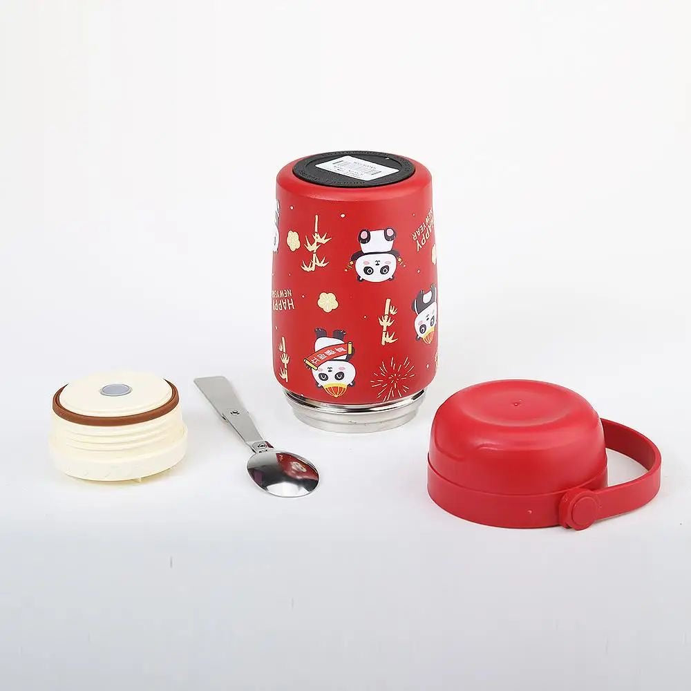 Stainless Steel Food Flask with Spoon