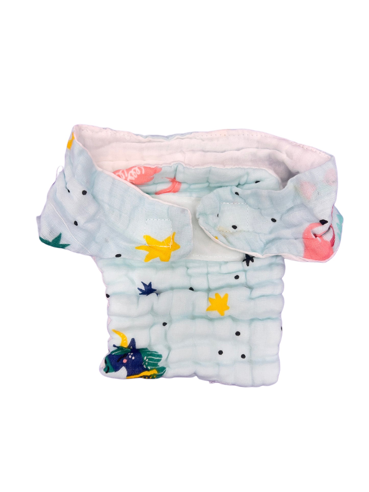 Muslin Velcro Nappy (5Pc Set)