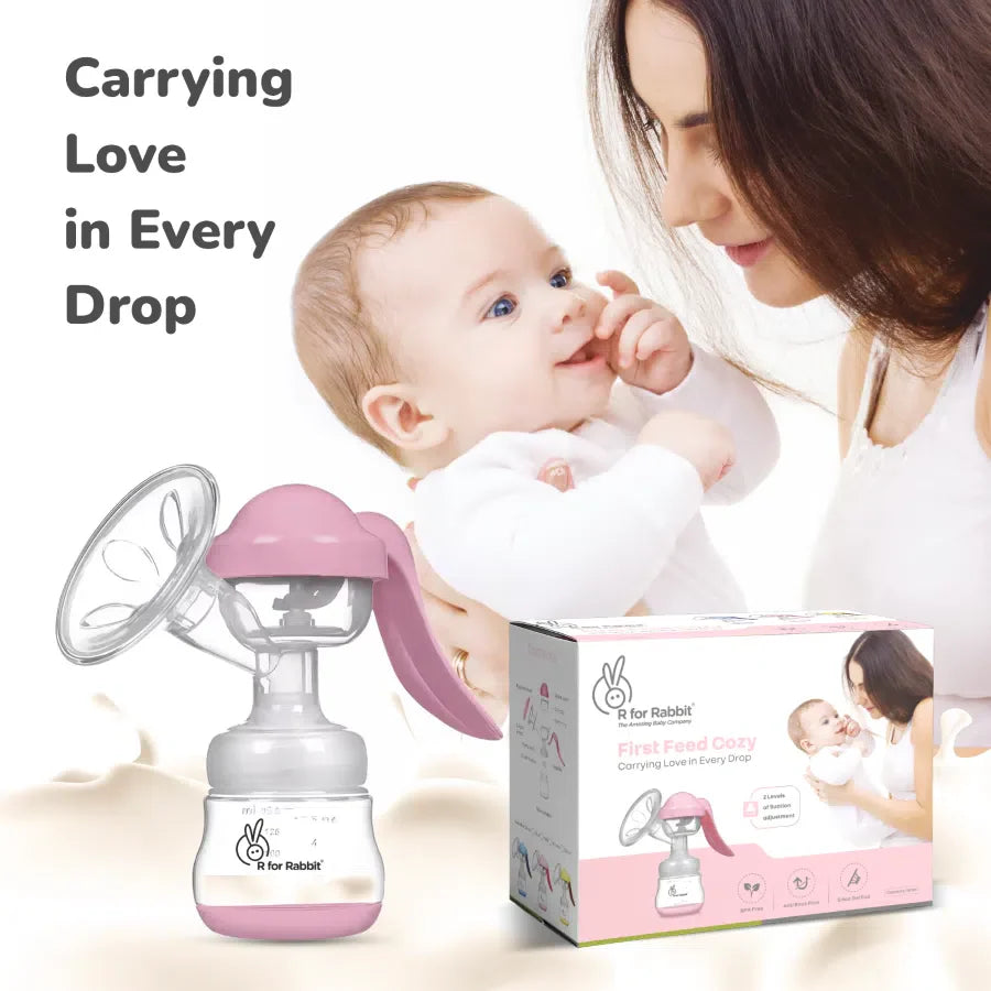 R For Rabbit First Feed Cozy Manual Feeding Breast Pump