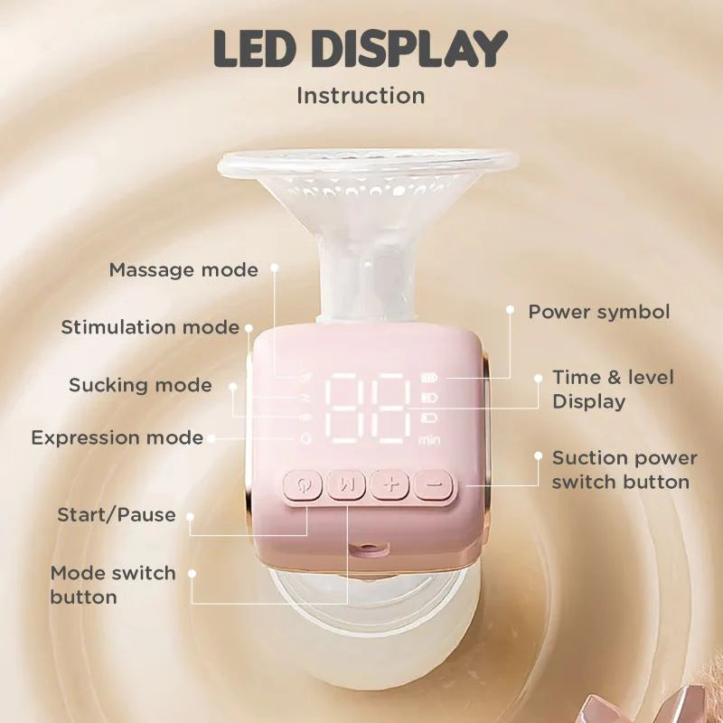 First Feed Pure Electric Breast Pump 9 Level Of Massage & Suction Mode