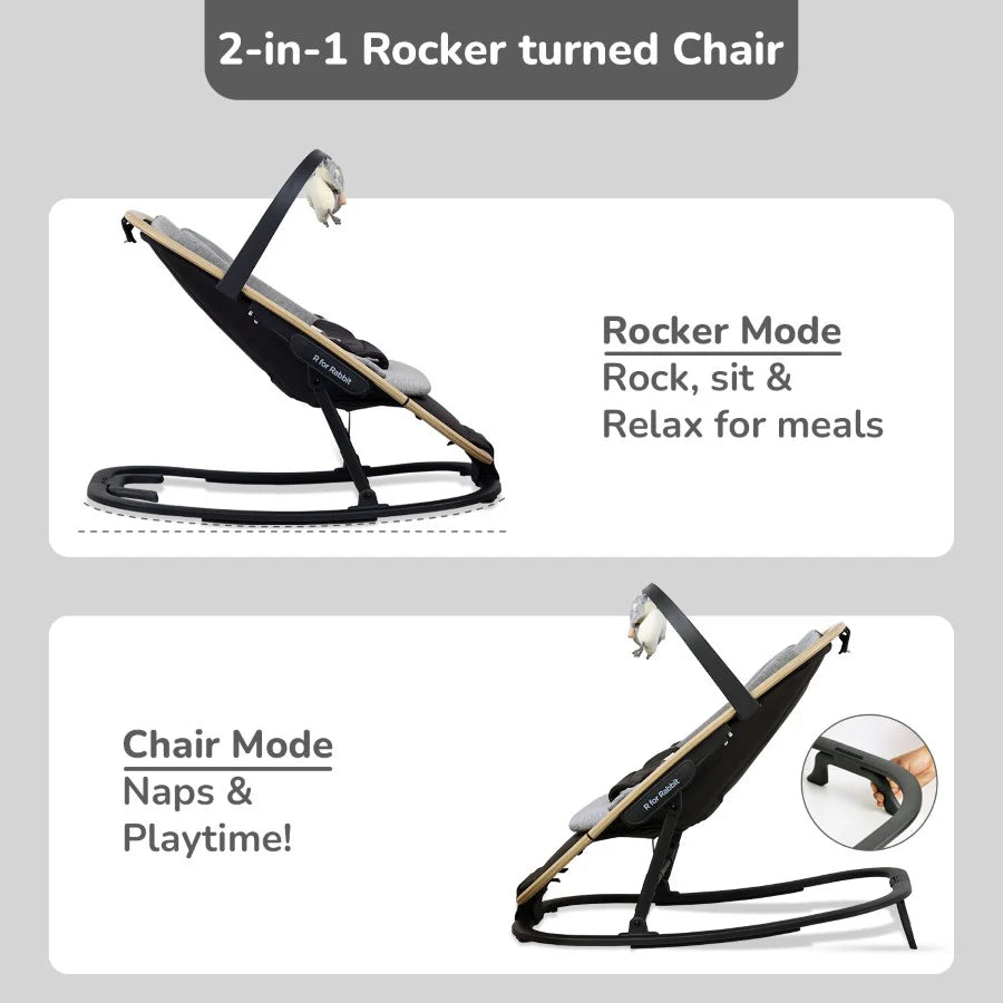 Rock N Nap Bliss – Lightweight Baby Sleeper & Rocker Soft, Safe & Travel-Friendly