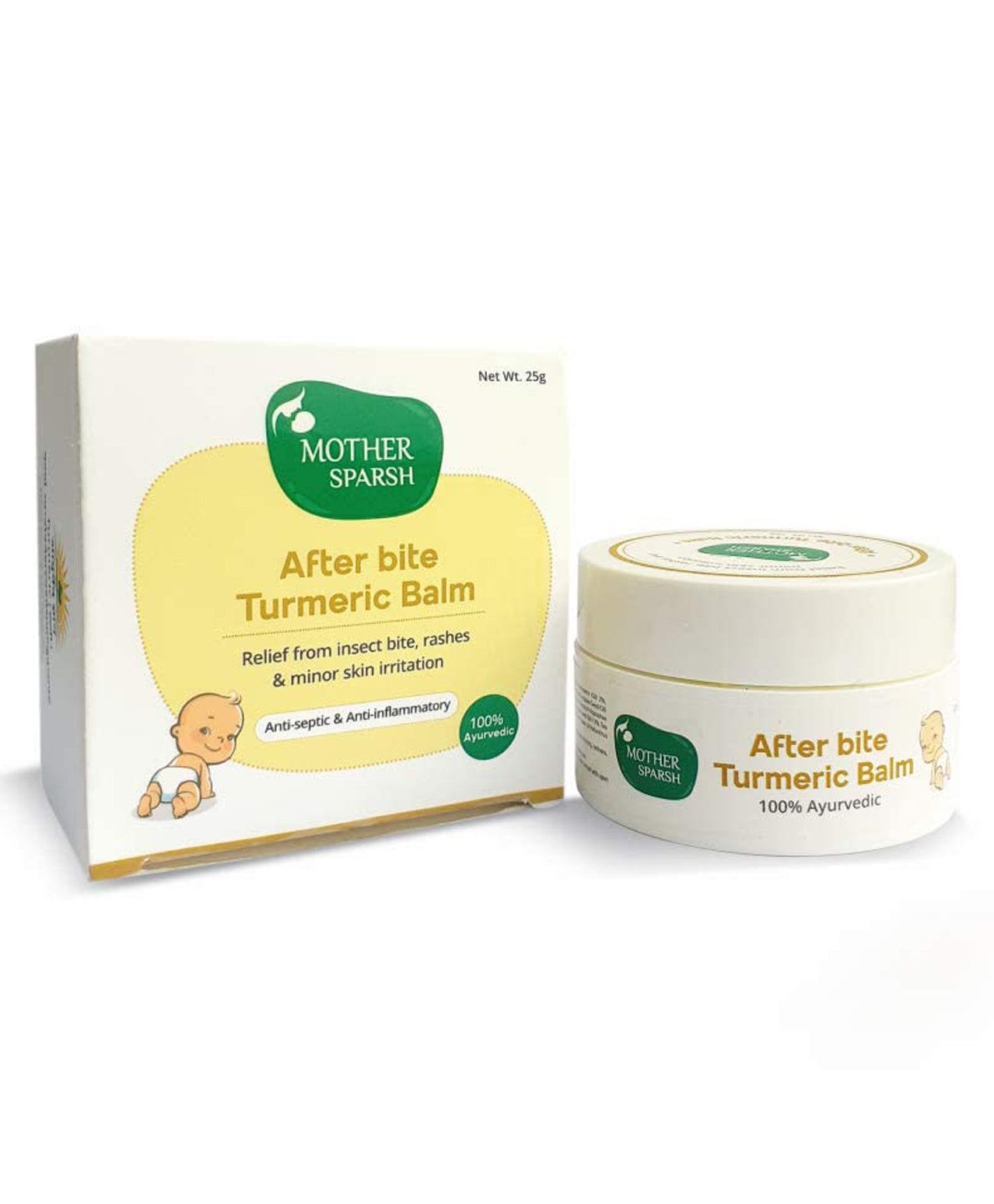Mother Sparsh Baby After Bite Turmeric Balm - 25 gm