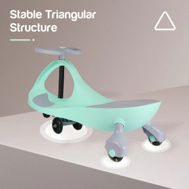 Iya Iya Ace Swing Car - Non-Sliped Paddel, PU LED Wheels