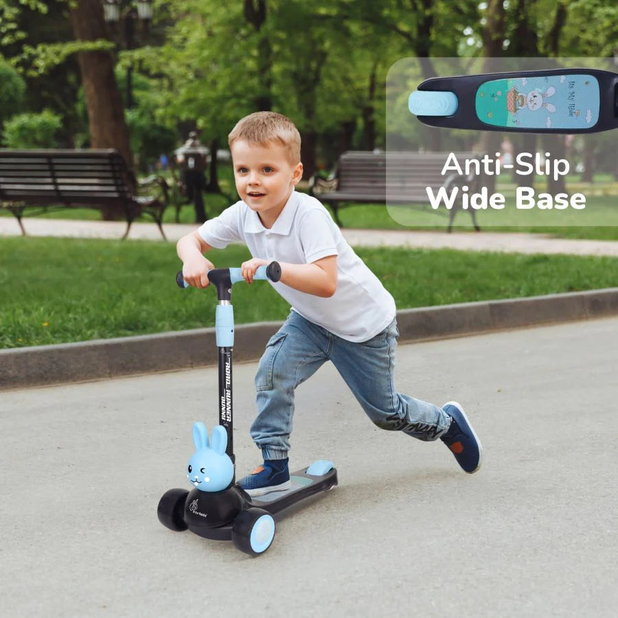 Road Runner Bunny Scooter For Kids With PU LED Wheels