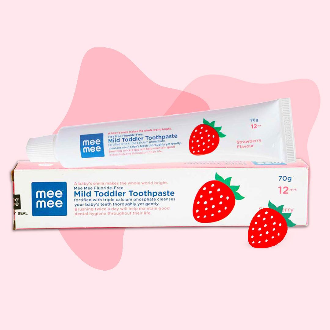 Mee Mee Mild Toddler Toothpaste – Strawberry (70g)
