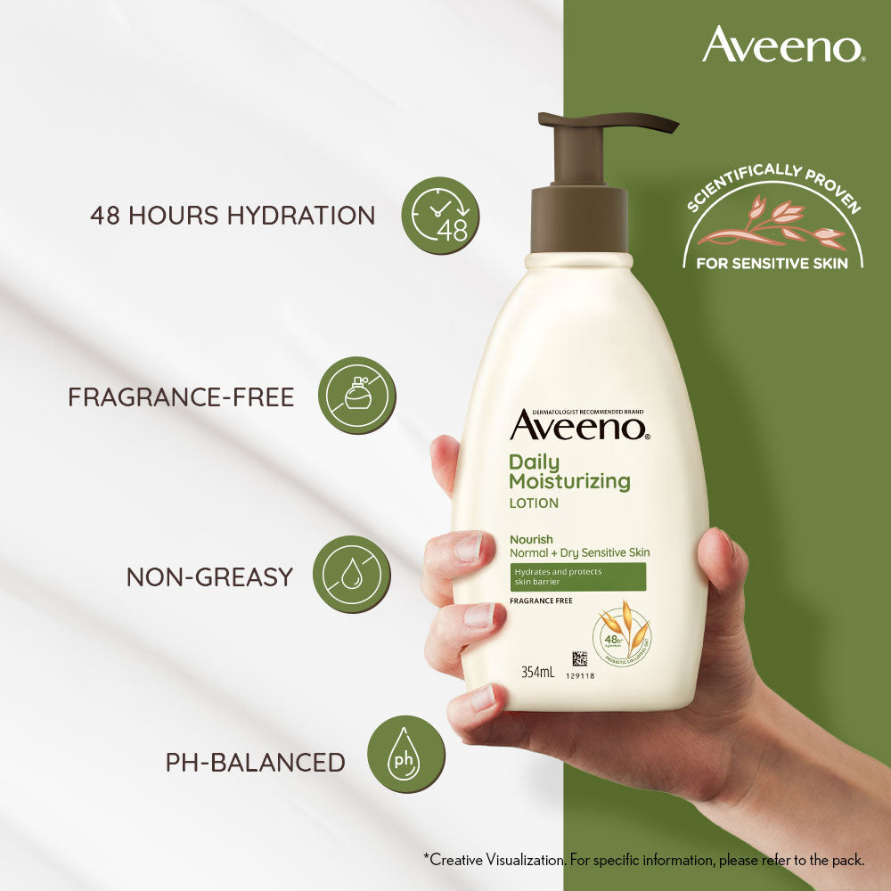Aveeno Daily Moisturizing Lotion 354ml (for Normal and Dry Skin)