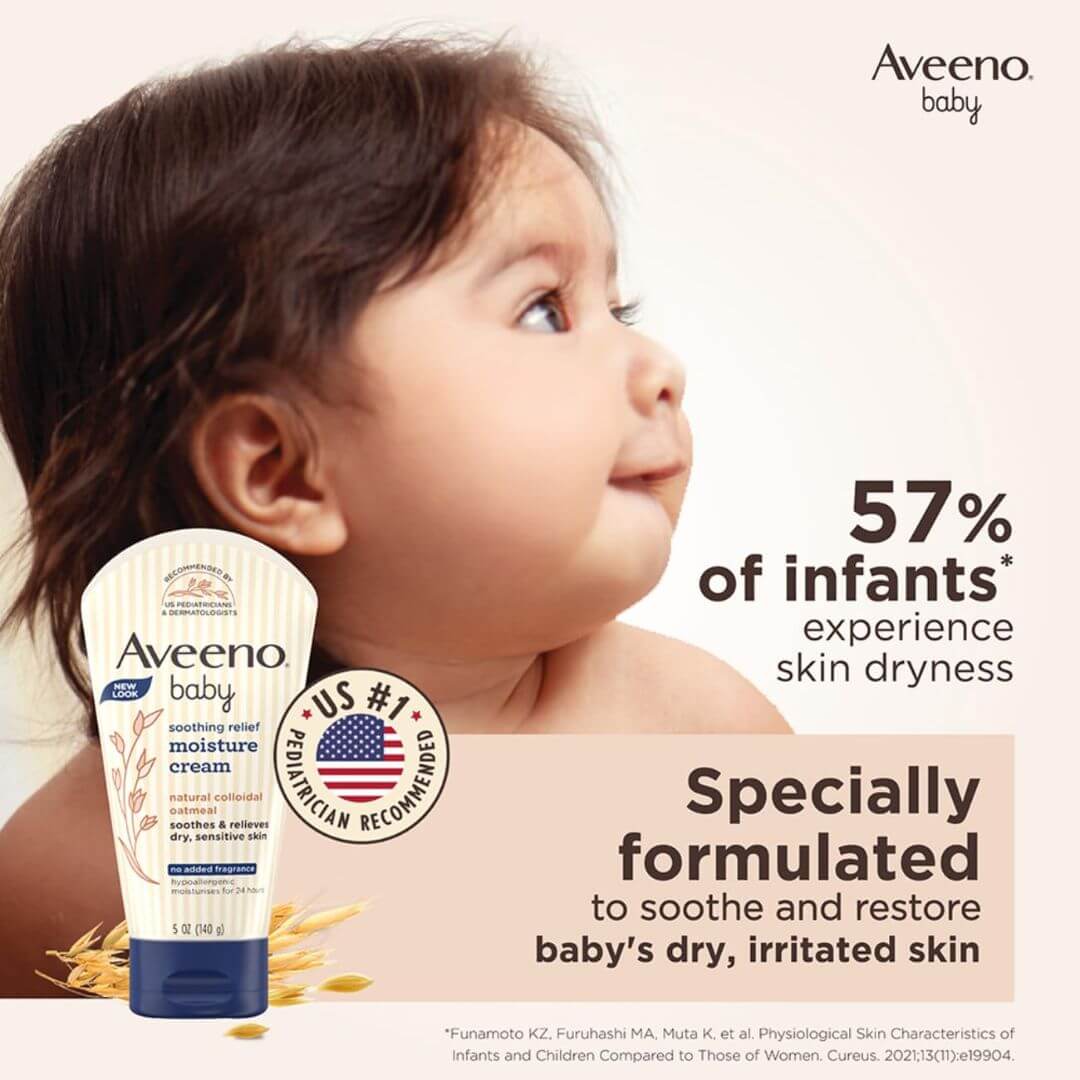 Aveeno Baby Soothing Relief Moisture Cream (227g)