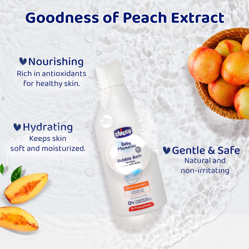 Chicco Bubble Bath with Peach Extracts (300ml)