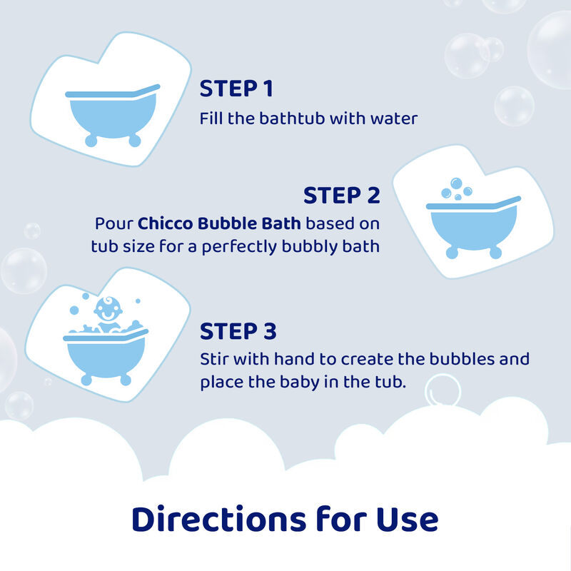 Chicco Bubble Bath with Peach Extracts (300ml)