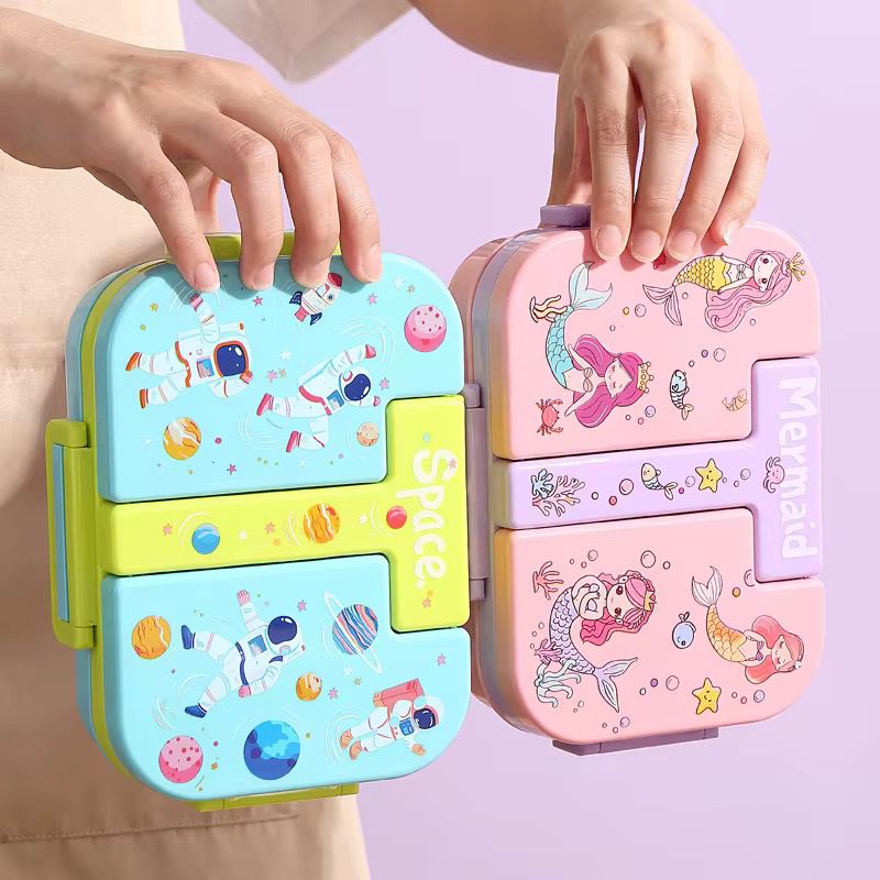 2 Grid Spill Free Mini LunchBox(600ML)