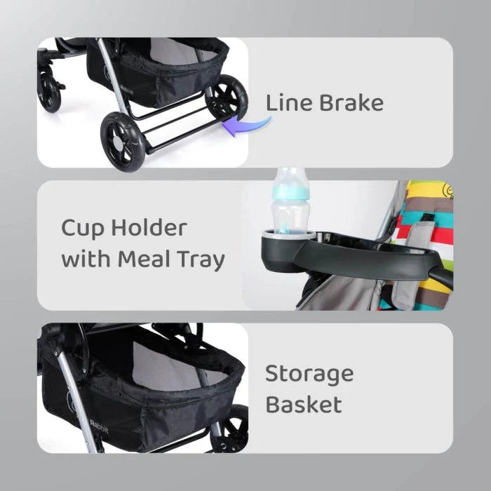 Chocolate Ride Stroller/Pram For Kids