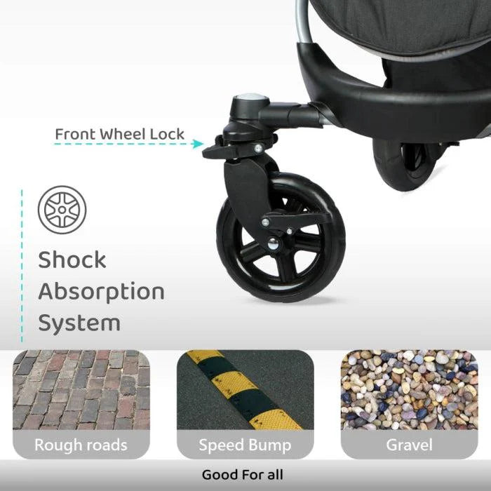 Chocolate Ride Stroller/Pram For Kids