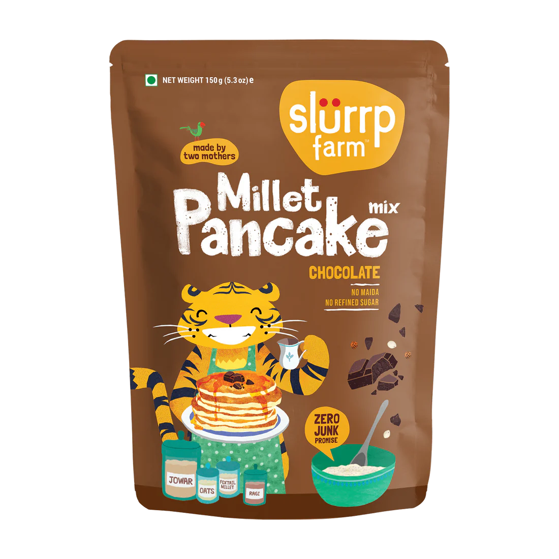 Chocolate Millet Pancake