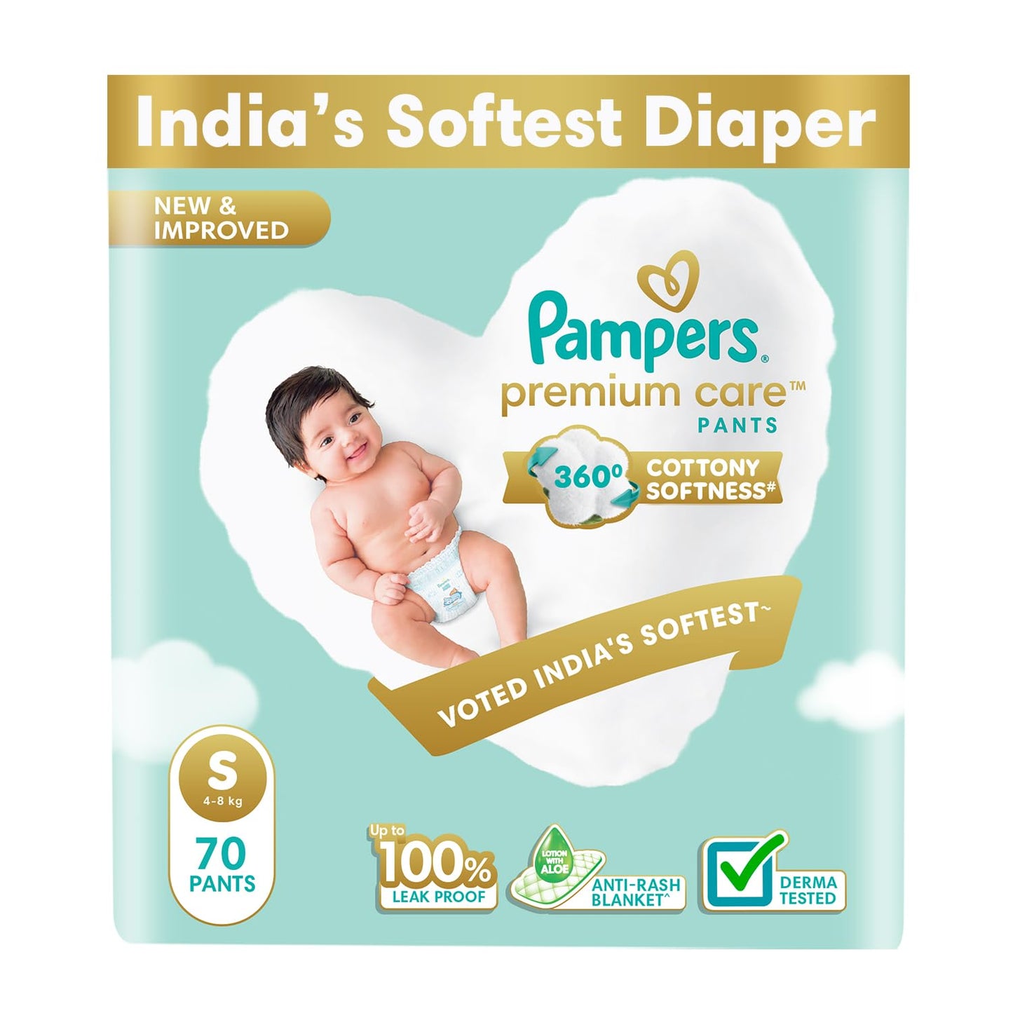 Pamper Premium S (70 Pieces)