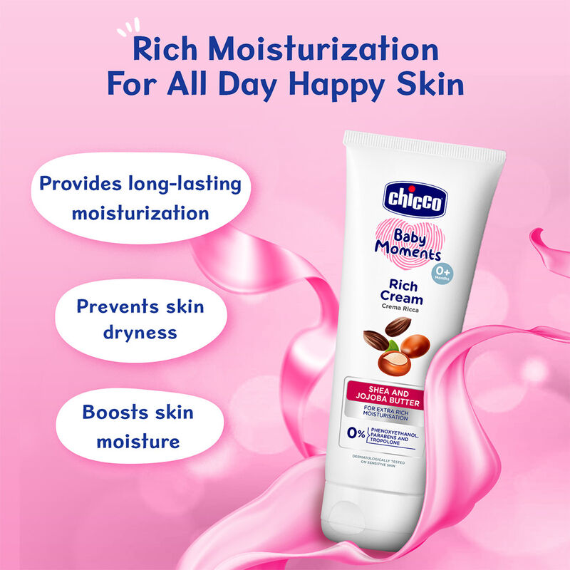 Chicco Baby Moments Shea Butter Rich Cream (100 gm)