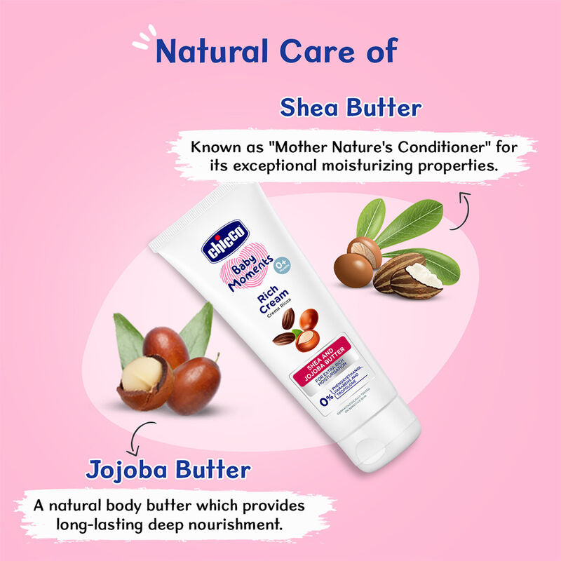 Chicco Baby Moments Shea Butter Rich Cream (100 gm)