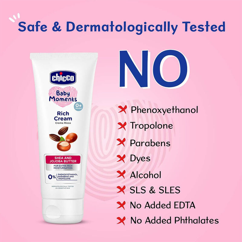 Chicco Baby Moments Shea Butter Rich Cream (100 gm)
