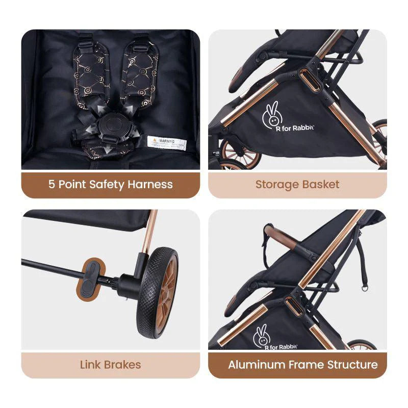 Street Smart Auto Fold Stroller/Pram for Kids