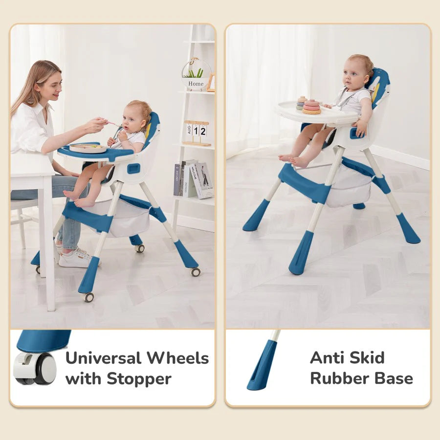 Sugar Doodle Plus High Chair For Kids 3-in-1 Convertible Design
