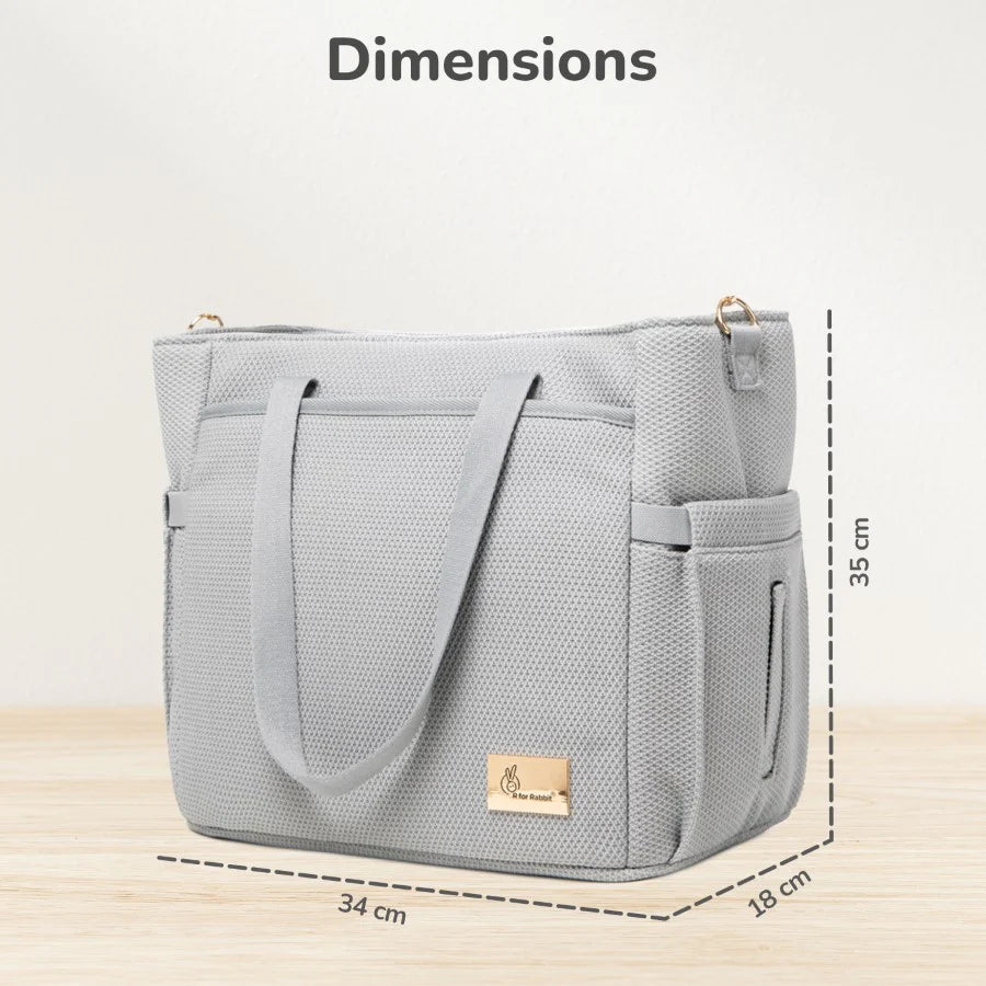 Caramello Tote Multi Purpose Diaper Bag With Spacious Storage