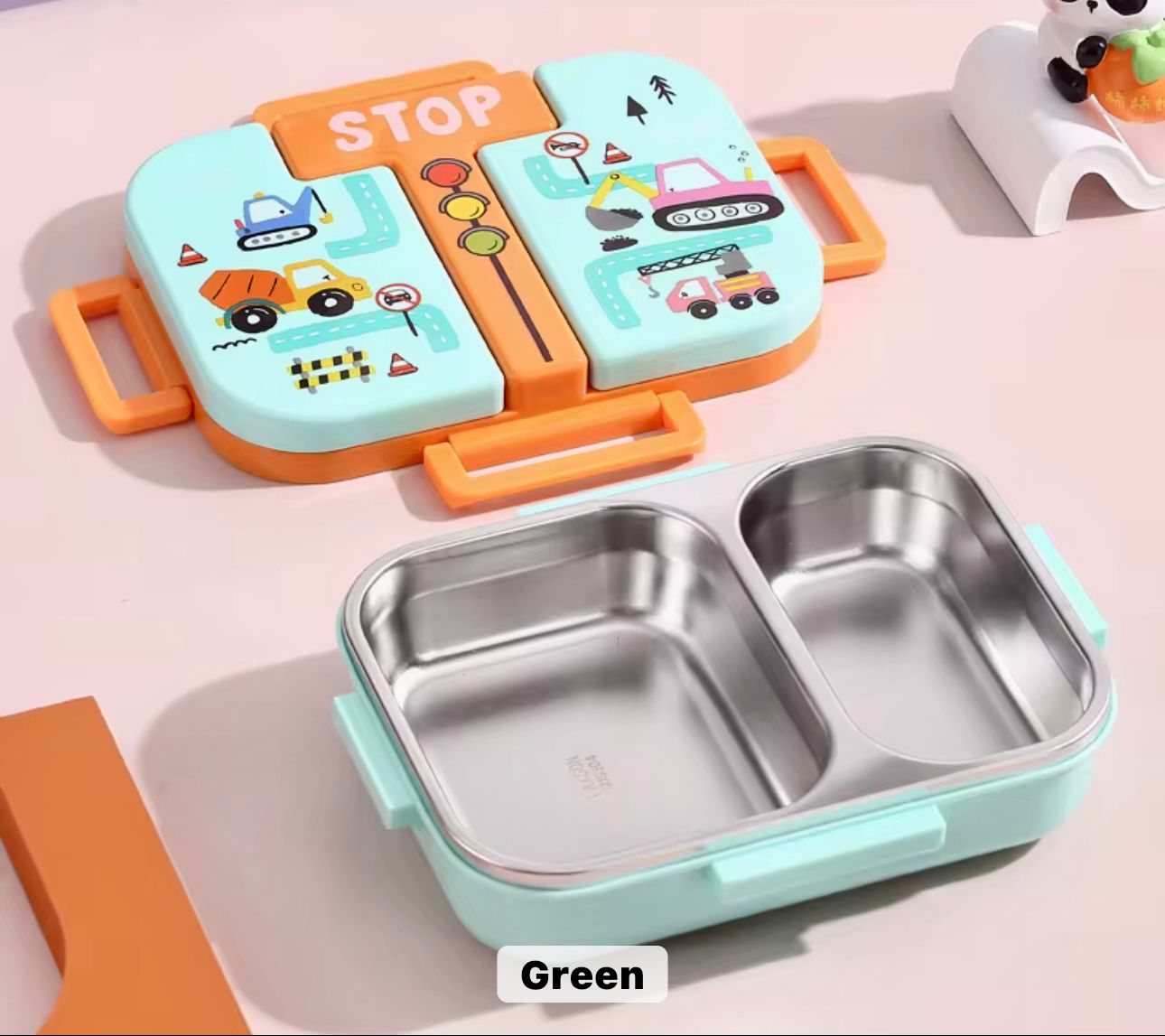 2 Grid Spill Free Mini LunchBox(600ML)