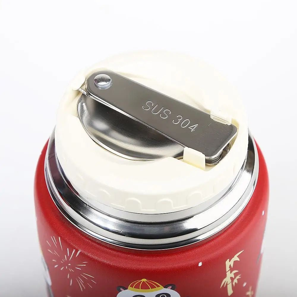 Stainless Steel Food Flask with Spoon