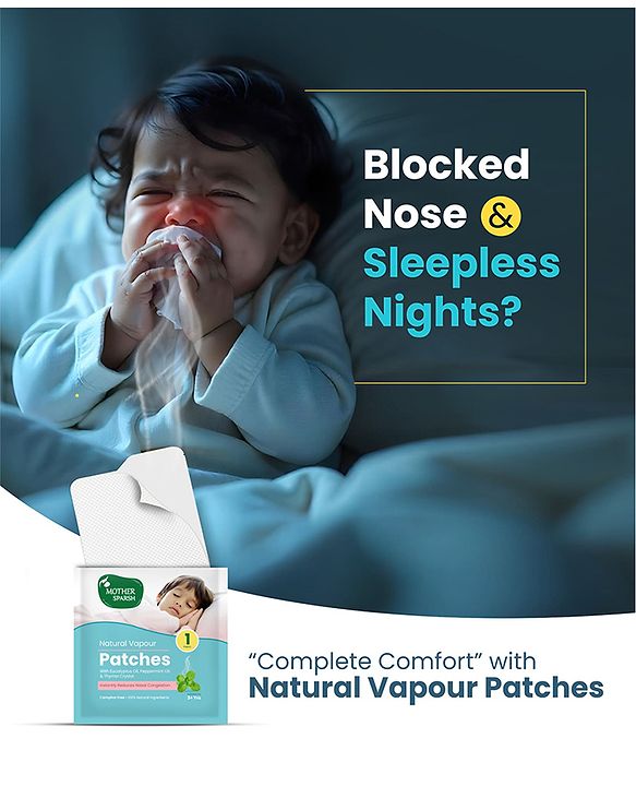 Mother Sparsh Baby Mother Sparsh All Natural Vapour Patches - 5 Patches