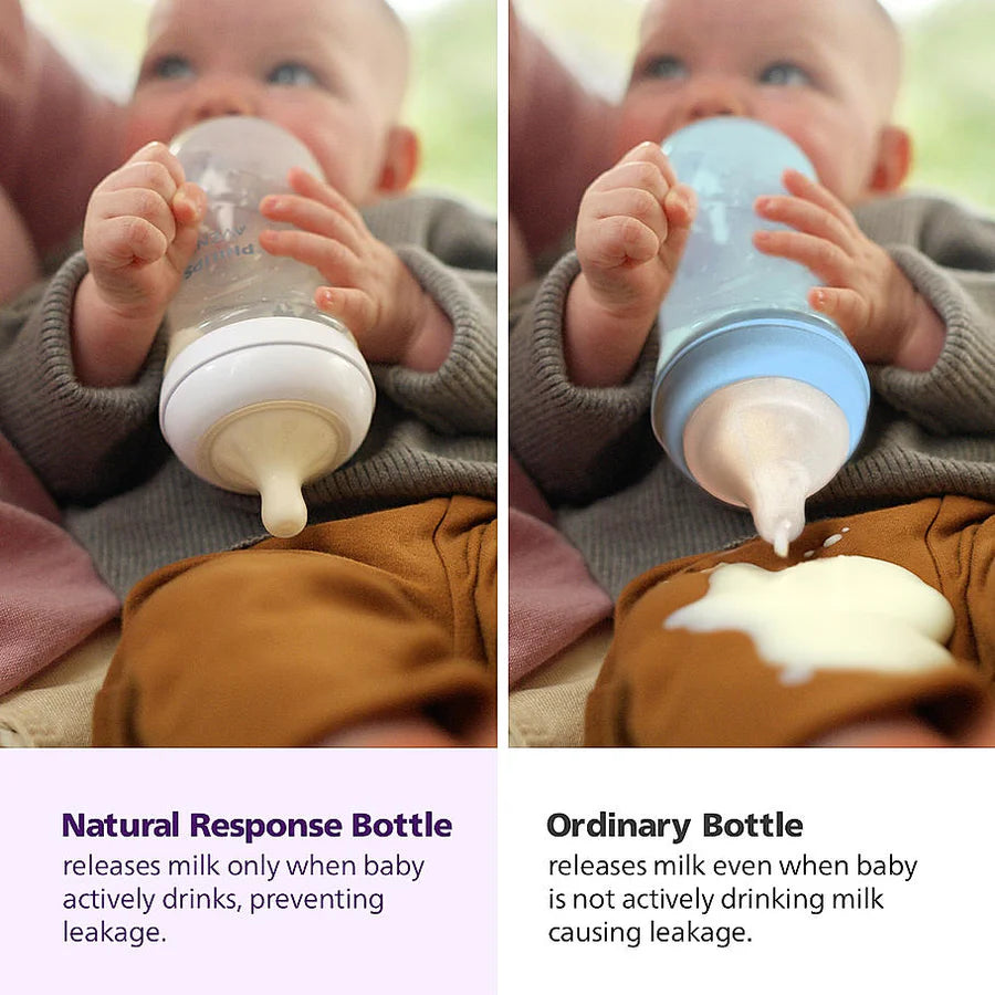 Philips Avent Natural Feeding Bottle 260ml (1m+) Pack of 2
