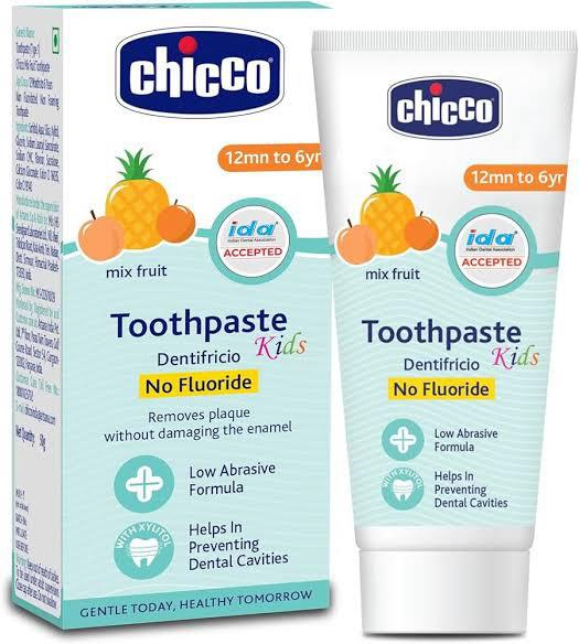 Chicco Kids Toothpaste - Mix Fruit (No Fluoride)