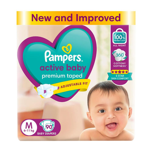 Active Baby Medium (90 Piece)