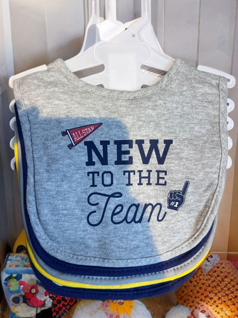 5pce In A Pack Baby Pure Cotten Baby Unisex Feeding Bibs