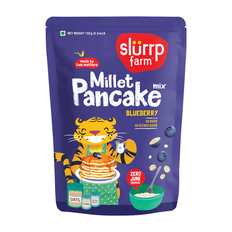 Blueberry Millet Pancake