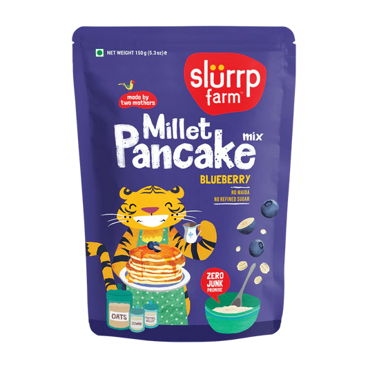 Blueberry Millet Pancake