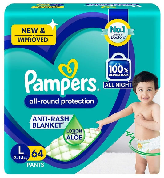 Pampers  Large Pant Style (64 Piece)